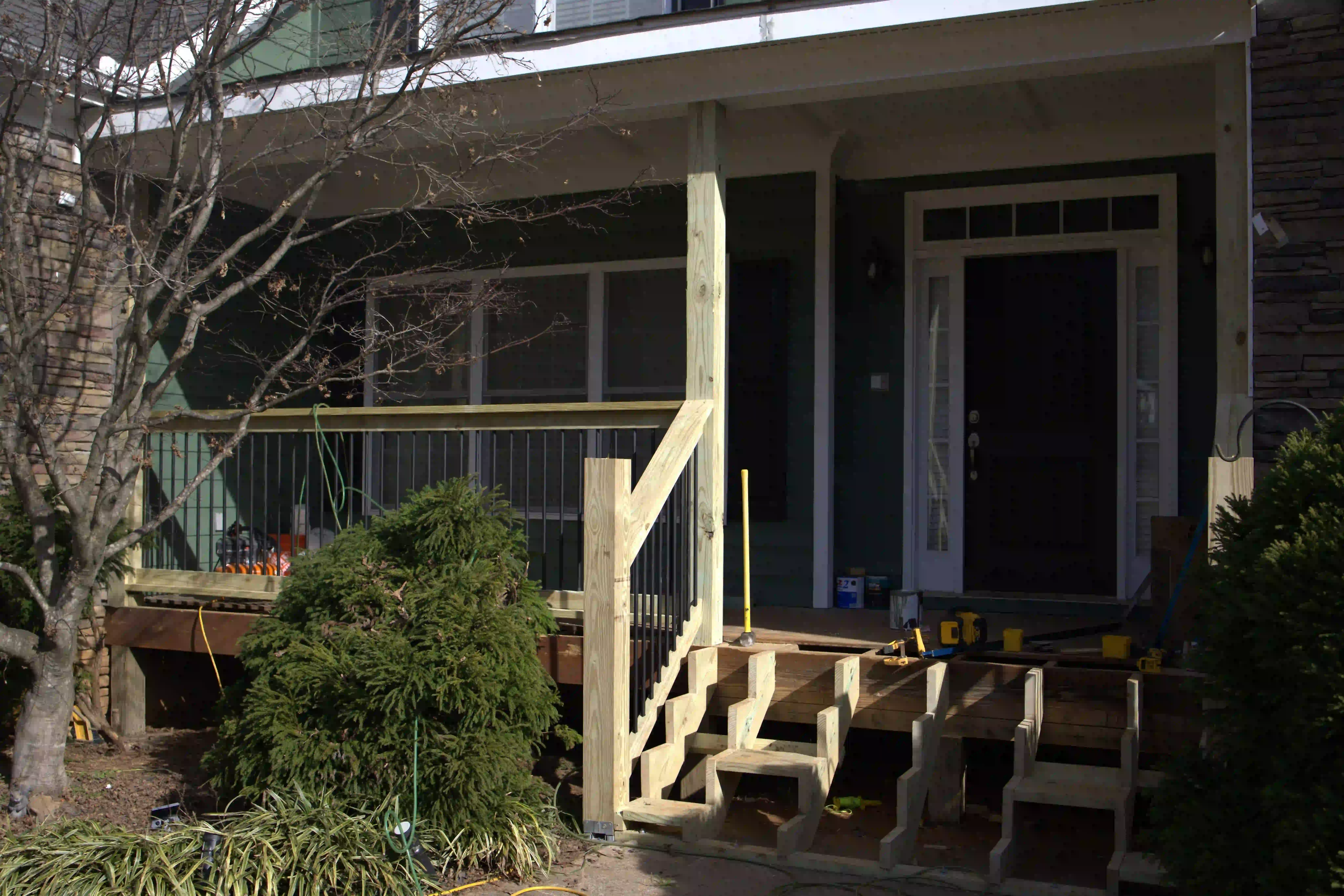 Home improvement general contractor applying industry best practices to enhance a living space